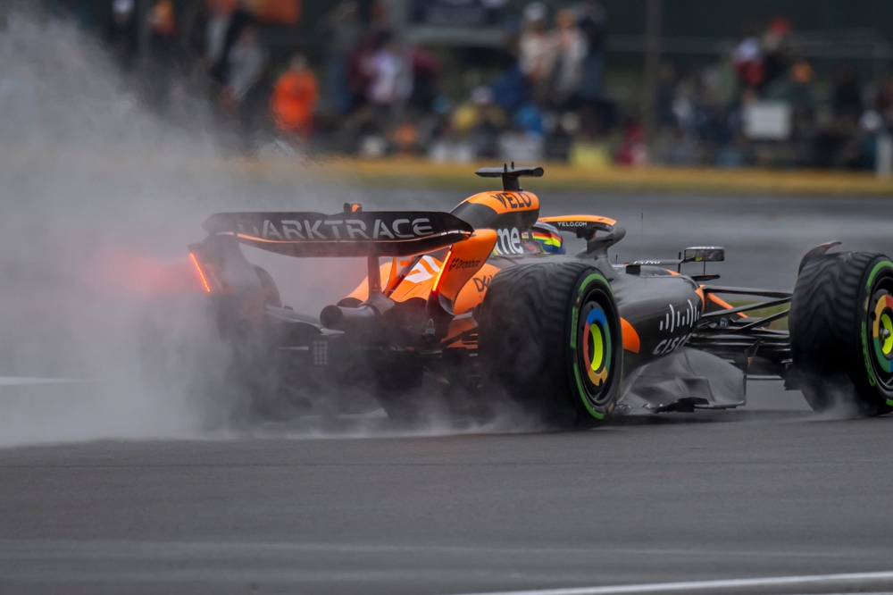 Oscar Piastri, from Australia competes for McLaren F1. Qualifying for the F1 British Grand Prix 2024.